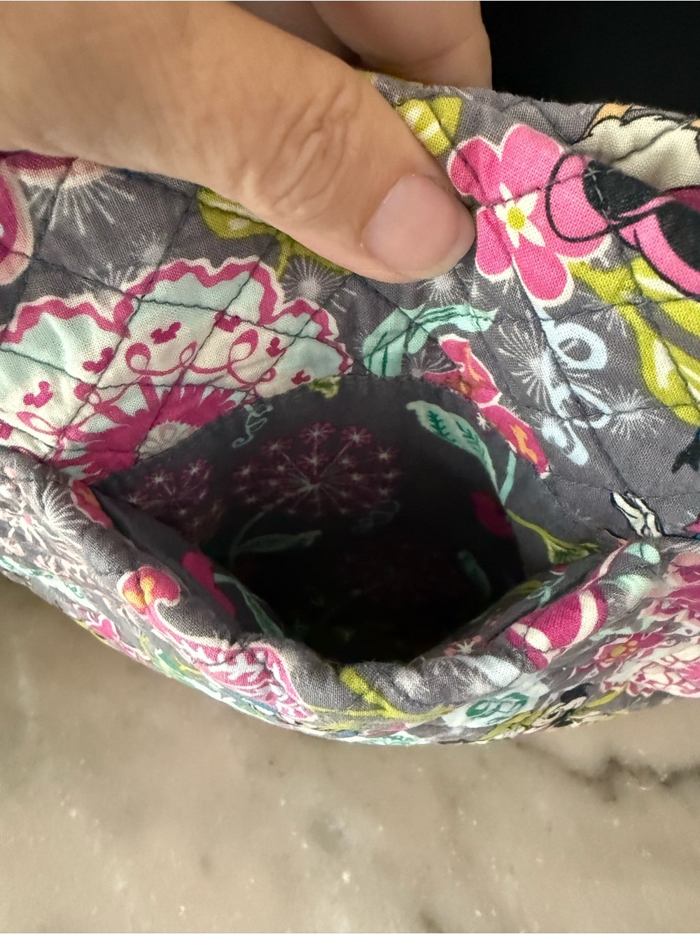 Vera Bradley X Disney Minnie Mouse and Friends Triple Zip Hipster Crossbody Bag - Picture 5 of 11